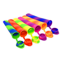 Lot de 6 moules en silicone multifonctionnels sans BPA pour la crème glacée