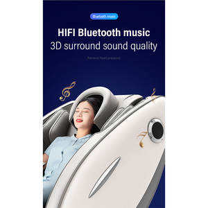 Kursi Pijat Tekanan Udara Multifungsi Modern Mewah 4D Zero Gravity Pemanas Shiatsu untuk Kepala Kaki Tubuh - Product Image 3