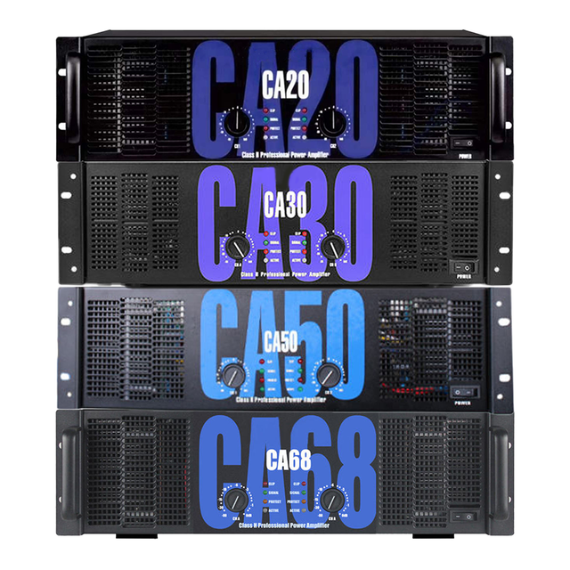 SIVG Professional CA Grade 2-Channel Power Amplifier 300-2200W High-Fidelity, Suitable for Stage, KTV, and Other Venues.