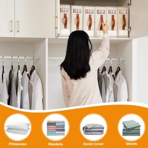 Caja de Almacenamiento Plegable de Gran Capacidad para Ropa y Sábanas, Caja Organizadora para Guardar Mantas y Fundas de Edredón - Product Image 5