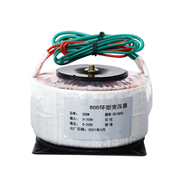 Vente en gros 1000W-5000W Isolation chinoise Transformateur pas à pas toroïdal 2000W Transformateur d'amplification audio 220V Entrée 24V Cuivre