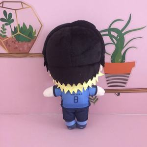 Peluche de Anime de 20cm con cierre azul, Bachira Meguru <span class=keywords><strong>Seishiro</strong></span> <span class=keywords><strong>Nagi</strong></span> Reo Mikage, muñeco de Cosplay, juguetes de peluche suaves para niños, regalo de Navidad - Product Image 6