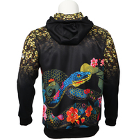 Vêtements de sport personnalisés avec fermeture éclair, tissu softshell épais et motif de dragon, costumes de Noël, motifs d'animaux du zodiaque