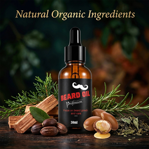 Sérum pour la <span class=keywords><strong>barbe</strong></span> pour hommes, favorise la croissance de la <span class=keywords><strong>barbe</strong></span>, adoucit et répare les poils secs, formule hydratante - Product Image 1