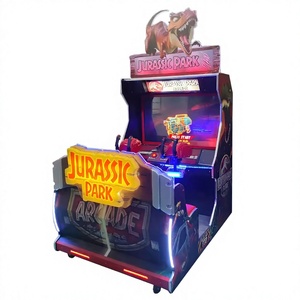 Coin Operated Jurassic Park Arcade Machine High Definition Large Monitor 2 Players <b>Electronic</b> Force-Feedback Light Gun Simulator - Product Image 5