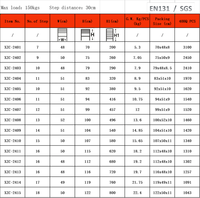 Échelle télescopique pliable en alliage d'aluminium antirouille 2M-8M 150KG, échelle portable pour appartement et atelier