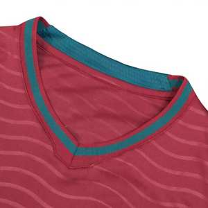 Camisa de Futebol da Seleção Nacional Portuguesa 25/26 Edição para Fãs em Fibra de Poliéster Respirável e de Secagem Rápida Vermelha para Adultos - Product Image 4