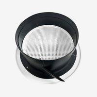 Système de ventilation intérieure, diffuseur rond en plastique ABS à vent contrôlé, grille inclinée, persienne inclinée, aérateur d'air frais