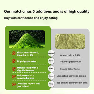 Le <span class=keywords><strong>bouche</strong></span> <span class=keywords><strong>à</strong></span> <span class=keywords><strong>oreille</strong></span> recommande une boisson de remplacement de repas en poudre de matcha pure sans sucre naturel - Product Image 2