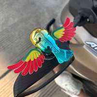 Nouvelle Arrivée Conception Personnalisée Boîte D'emballage En Carton avec Insert pour Voiture Véhicule Décoration Mignon Compagnon Volant Oiseau