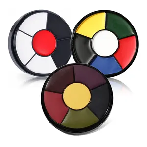 عجلة كدمات احترافية 6 ألوان لمكياج المؤثرات الخاصة من صنع الزيوت والصيد ، مكياج زي محمول