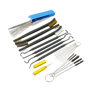Ensemble de brosses de nettoyage pour pistolet à peinture, outils métalliques pour l'entretien des buses d'aérographe, 37 pièces - Product Image 2