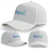 Topi Baseball Sporty Vintage 5-Panel Anti Air dan Bernapas HS41 Unisex dengan Logo Custom dan Ventilasi Laser untuk Olahraga Luar Ruangan