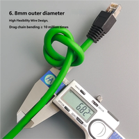 Cable Ethernet Gigabit Cat6 Blindado de Alta Flexibilidad, Cobre Puro, EtherCAT y PROFINET para Sistemas Servo