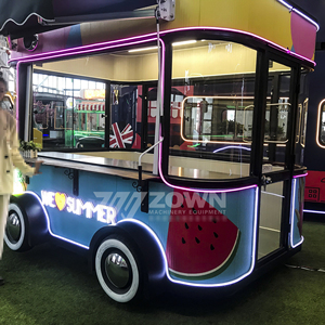 Carrito de Comida Eléctrico con 4 Ruedas, Equipado con Cocina Completa, Personalizable, para Venta Ambulante de Café, Helados y Snacks - Product Image 1