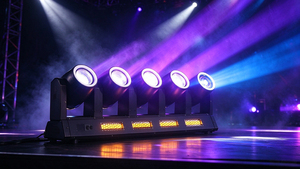 Luz Móvil de Cinco Cabezas de 800W con Rotación Infinita de Doble Cara, Beam Strobe 30-163CH DMX RDM para Discotecas, Clubes, Conciertos y Espectáculos - Product Image 6