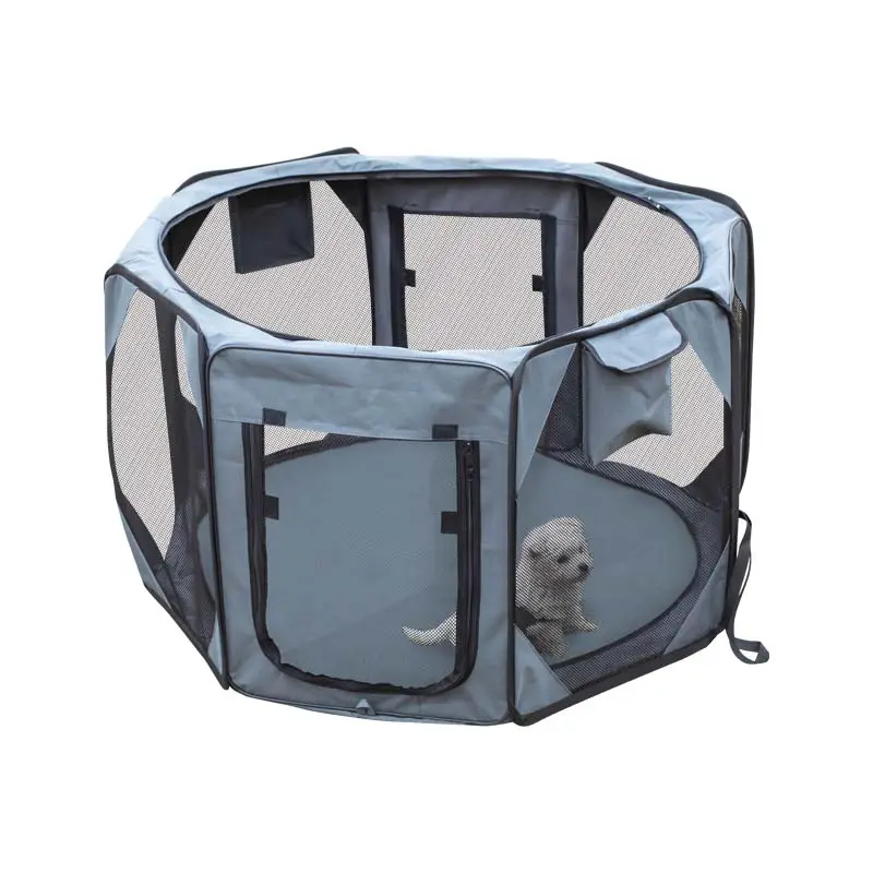 Thời Trang Mới Có Thể Gập Lại Tập Thể Dục Di Động Cắm Trại Ngoài Trời Chó Con Playpen Pet Dog Fence