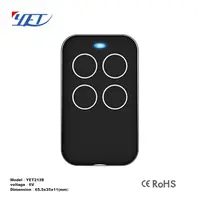 Control Remoto Universal con Copia de Código, Duplicador de Código Fijo, Duplicador de Código Variable Resistente al Agua, Modelo 2128 Azul