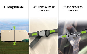 Funda Protectora para Autocaravana de Alta Calidad, Resistente a la Nieve, Rayos UV, Agua y Viento, de 22-24 Pies, para Invierno - Product Image 5