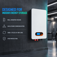 Batterie solaire LiFePO4 murale 10KWH 48V 100Ah 200Ah au prix d'usine pour stockage domestique
