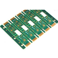 PCB Multilevel 6 Lapisan Dua Sisi dengan Perawatan Permukaan Pelapisan Emas untuk Sirkuit Cetak Keyboard PCB