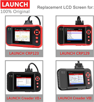 Pantalla LCD para Escáner Automotriz LAUNCH X431 CRP123/CRP129/Creader VIII/Creader VII+, Panel de Pantalla LCD Digitalizador