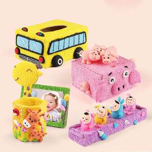 Oferta Especial Daiso Arcilla Polimérica de Secado al Aire, Herramientas para Arcilla de Papel, Bolas de Espuma de Nieve, Cuentas, Slime DIY para Moldear - Product Image 2