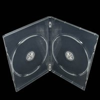 Boîtier DVD Blu-ray double plateau Digi 14mm avec logo Blu-ray intégré