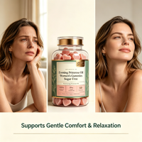 SYC BIO Huile d'Onagre Gommes pour Femmes 60 Unités Soutien Antioxydant Soin Hormonal Complément Alimentaire Végétarien pour Femmes