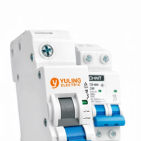 Disjoncteur unipolaire DZ47-C25 en matériau écologique PA6, interrupteur de surcharge 230V pour boîtier de distribution