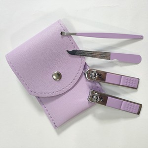 Ensemble de manucure et pédicure en acier inoxydable, kit de coupe-ongles avec lime, séparateur d'orteils et étui en PU pour la maison et les voyages - Product Image 2