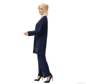 Vestido de barra estilo turco con cristales de imitación en forma de corazón, de poliéster, para mujeres musulmanas, talla grande, holgado, largo, Eid Abaya - Product Image 1
