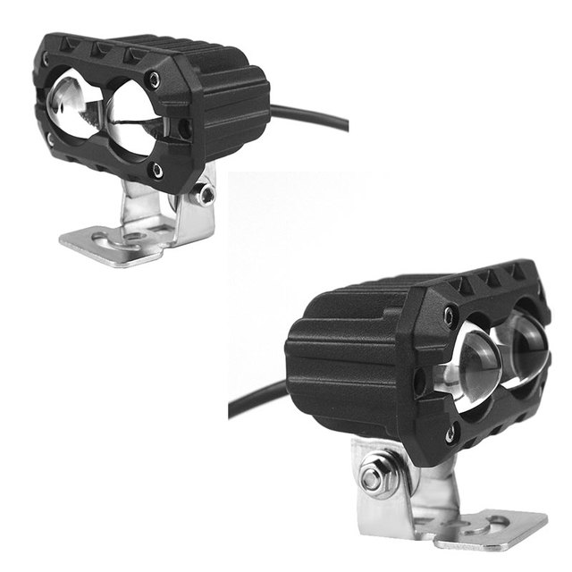 Factory Wholesale U5 Dual Color Projector Bi Lens LED Headlight Motorcycle Spotlight