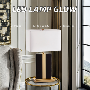 Top Ten European Design Style <b>LED</b> Cordless <b>Bedside</b> Bar <b>Table</b> Lamp Light Clear Crystal Stainless Base Bedroom Living Room Fabric - Product Image 5