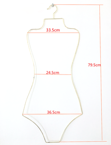 Đồ bơi hình dạng cơ thể móc Bikini đồ lót áo ngực hiển thị giá bơi phù hợp với móc kim loại - Product Image 3