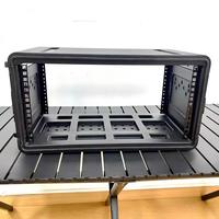 Boîtier de rack standard 5U pour amplificateur et microphone, profondeur moyenne 35 cm, couvercle réglable, peut contenir une sacoche de ceinture et un casque