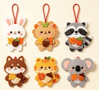 Lot de fournitures d'activités créatives en feutre DIY en gros – Décorations d'automne et de Thanksgiving, ensembles cadeaux d'anniversaire pour garçons et filles, pour fêtes intérieures et activités artistiques