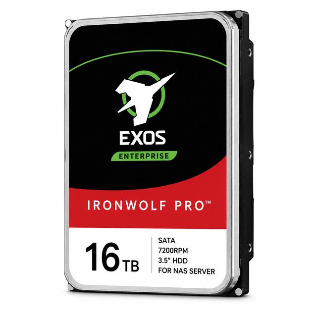 Exos IronWolf Pro ST16000NM001G / ST16000NM000J / ST16000VN001 16TB SATA 7200RPM 3.5" HDD for NAS Server