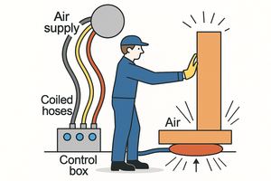 13 Ton Heavy Duty Air Cushion <strong>Handling</strong> <strong>System</strong> Precision Equipment Handlingused for Machine <strong>Handling</strong> and Movement - Product Image 2