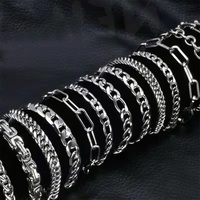 Nouveautés Bracelet Chaîne Serpent Classique Unisexe Tendance Couleur Or 3/4/5mm Acier Inoxydable Plaqué Or 18K/14K Style Hip Hop Fête