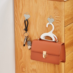 Custom Logo /Color Plastic <b>Hook</b> Hanger Custom Sturdy White Plastic Tie Hanger Bag <b>Hook</b> <b>Hanging</b> Hanger <b>for</b> Display Household - Product Image 6