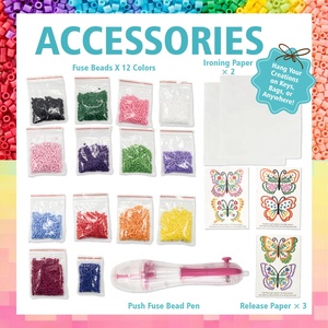 Perles <span class=keywords><strong>à</strong></span> fusionner DIY avec stylo <span class=keywords><strong>à</strong></span> perles manuel pour mini-perles Perler de 2,6 mm : créez des motifs complexes en toute simplicité - Product Image 5