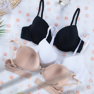 Sujetador sin costuras estilo francés para mujer, realza el busto pequeño, efecto push-up suave, venta directa transfronteriza B2B de lencería. - Product Image 2