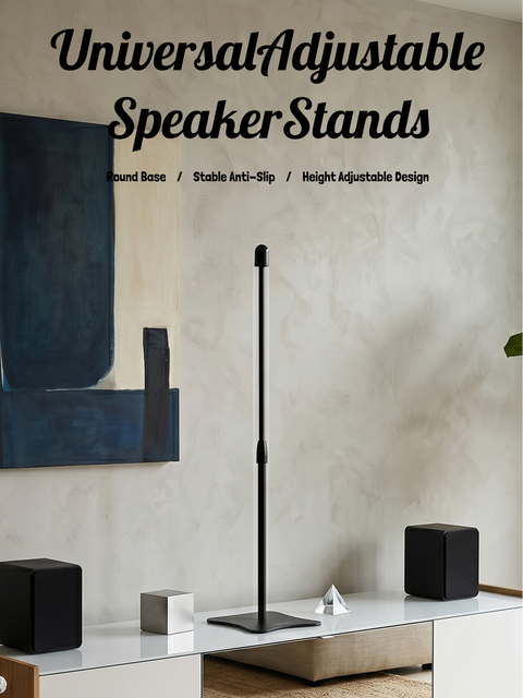 Metal Frame Durable Adjustable Speaker Hanger for Camera Installation Vertical Surround Support