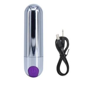 弾丸バイブレーターGスポットシリコンバイブレーターディルド女性用防水10振動モードセキュリティ大人のおもちゃ - Product Image 3