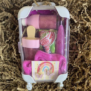 2024 luxe Mini <span class=keywords><strong>valise</strong></span> en plastique bagages en gros vente chaude 3D vison cils boîtes multi-usages jouets bonbons maquillage outils emballage - Product Image 6