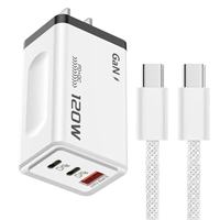 Chargeur PD 120W, charge rapide QC 3.0, USB Type C, chargeur rapide, prise US, adaptateur secteur USB-C 120W