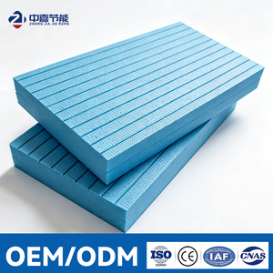 Panneau en mousse XPS ignifuge classe 1, couleur bleue, certifié CE, haute densité, épaisseur personnalisée pour l'isolation des murs extérieurs - Product Image 1