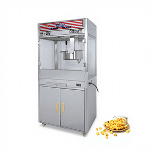 Máquina de palomitas de maíz industrial de 32Oz y 16Oz, máquina para hacer palomitas de maíz para Parque de Atracciones comercial de cine con gabinete para cine - Product Image 1