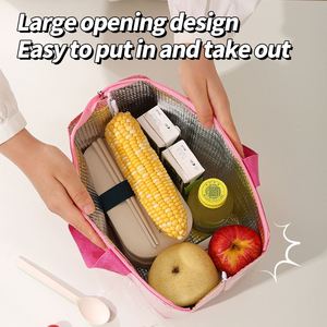 Bolsa de Almuerzo Escolar para Niños, Bolsa de Picnic, Porta Botella de Leche para Mujeres, Niñas y Niños, Venta al Por Mayor de Fábrica a Precio Económico - Product Image 6